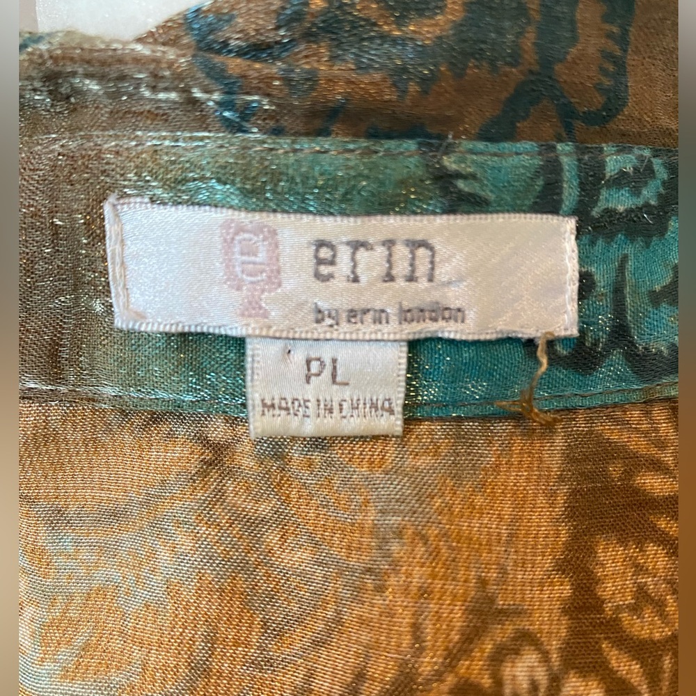 Blue and Gold Blouse - Picture 6 of 6